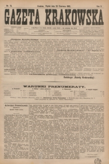 Gazeta Krakowska. R.2, nr 75 (23 czerwca 1882)