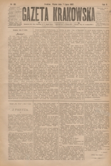 Gazeta Krakowska. R.2, nr 83 (7 lipca 1882)
