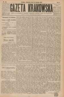 Gazeta Krakowska. R.2, nr 123 (24 sierpnia 1882)