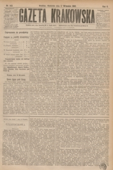 Gazeta Krakowska. R.2, nr 143 (17 września 1882)