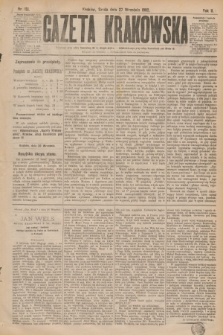 Gazeta Krakowska. R.2, nr 151 (27 września 1882)