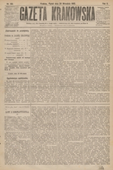Gazeta Krakowska. R.2, nr 153 (29 września 1882)