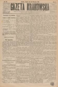 Gazeta Krakowska. R.2, nr 154 (30 września 1882)