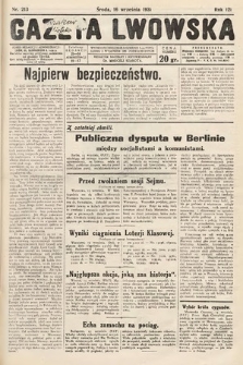 Gazeta Lwowska. 1931, nr 213