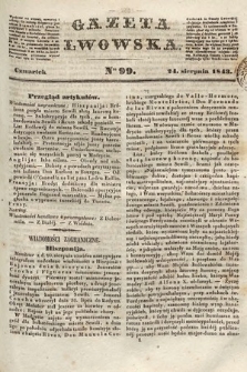 Gazeta Lwowska. 1843, nr 99