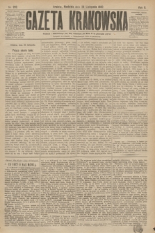 Gazeta Krakowska. R.2, nr 202 (26 listopada 1882)