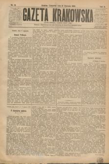 Gazeta Krakowska. R.3, nr 13 (18 stycznia 1883)