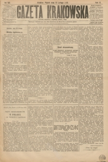 Gazeta Krakowska. R.3, nr 43 (23 lutego 1883)