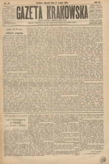Gazeta Krakowska. R.3, nr 46 (27 lutego 1883)