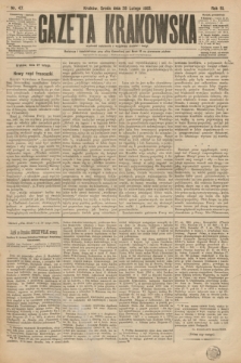 Gazeta Krakowska. R.3, nr 47 (28 lutego 1883)