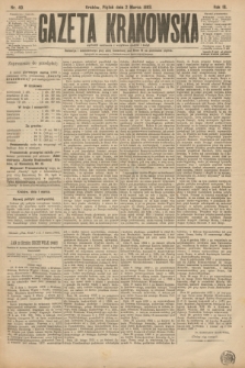 Gazeta Krakowska. R.3, nr 49 (2 marca 1883)