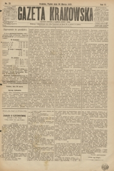 Gazeta Krakowska. R.3, nr 72 (30 marca 1883)