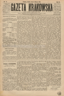 Gazeta Krakowska. R.3, nr 73 (31 marca 1883)