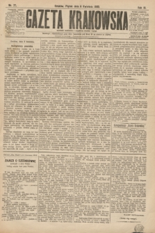 Gazeta Krakowska. R.3, nr 77 (6 kwietnia 1883)
