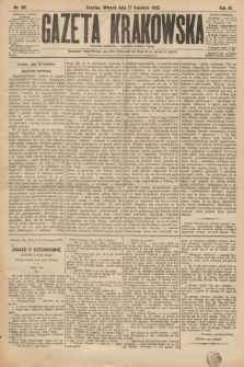 Gazeta Krakowska. R.3, nr 86 (17 kwietnia 1883)