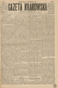 Gazeta Krakowska. R.3, nr 93 (25 kwietnia 1883)