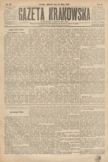 Gazeta Krakowska. R.3, nr 113 (22 maja 1883)