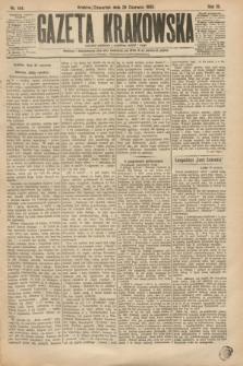 Gazeta Krakowska. R.3, nr 144 (28 czerwca 1883)