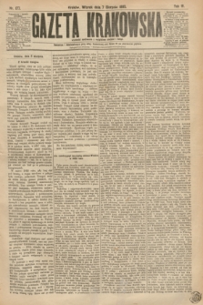 Gazeta Krakowska. R.3, nr 177 (7 sierpnia 1883)