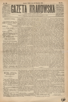 Gazeta Krakowska. R.3, nr 218 (26 września 1883)