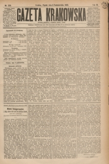Gazeta Krakowska. R.3, nr 226 (5 października 1883)