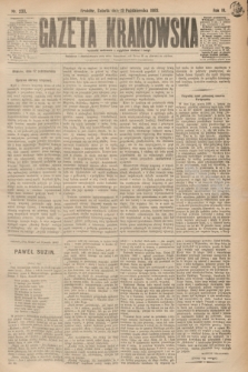 Gazeta Krakowska. R.3, nr 233 (13 października 1883)