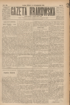 Gazeta Krakowska. R.3, nr 235 (16 października 1883)
