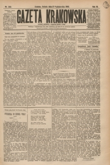 Gazeta Krakowska. R.3, nr 245 (27 października 1883)