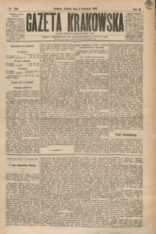 Gazeta Krakowska. R.3, nr 250 (3 listopada 1883)