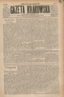 Gazeta Krakowska. R.3, nr 258 (13 listopada 1883)