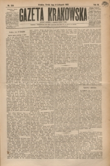 Gazeta Krakowska. R.3, nr 259 (14 listopada 1883)