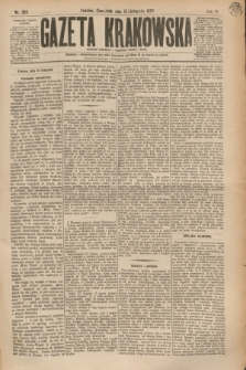 Gazeta Krakowska. R.3, nr 260 (15 listopada 1883)
