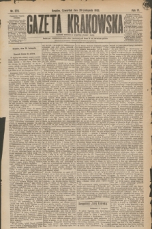 Gazeta Krakowska. R.3, nr 272 (29 listopada 1883)
