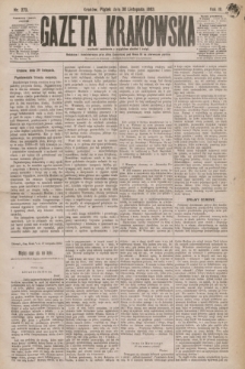 Gazeta Krakowska. R.3, nr 273 (30 listopada 1883)