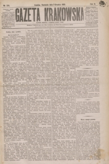 Gazeta Krakowska. R.3, nr 275 (2 grudnia 1883)