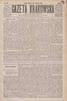Gazeta Krakowska. R.3, nr 276 (4 grudnia 1883)