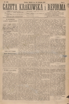 Gazeta Krakowska i Reforma. R.2, nr 203 (28 listopada 1882)