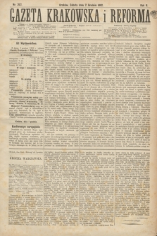 Gazeta Krakowska i Reforma. R.2, nr 207 (2 grudnia 1882)