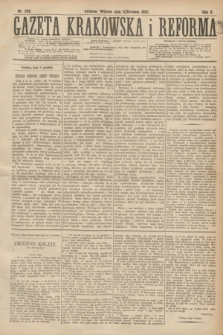 Gazeta Krakowska i Reforma. R.2, nr 209 (5 grudnia 1882)