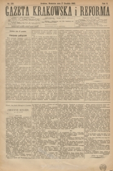 Gazeta Krakowska i Reforma. R.2, nr 219 (17 grudnia 1882)