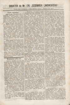 Dodatek do nr 176 „Dziennika Lwowskiego”. [R.1] (2 listopada 1867)