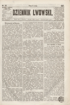 Dziennik Lwowski. [R.1], nr 53 (5 czerwca 1867)