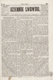Dziennik Lwowski. [R.1], nr 66 (22 czerwca 1867)