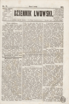 Dziennik Lwowski. [R.1], nr 72 (29 czerwca 1867)