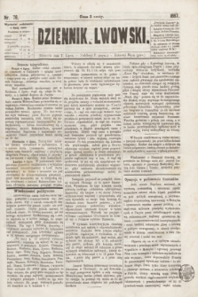 Dziennik Lwowski. [R.1], nr 78 (7 lipca 1867)