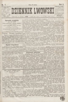 Dziennik Lwowski. R.2, nr 7 (10 stycznia 1868)