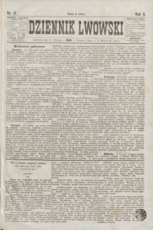Dziennik Lwowski. R.2, nr 9 (12 stycznia 1868)