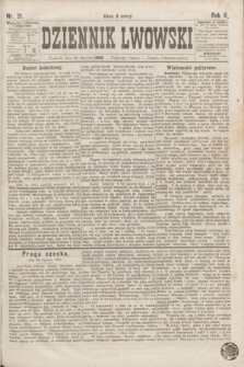 Dziennik Lwowski. R.2, nr 21 (26 stycznia 1868)