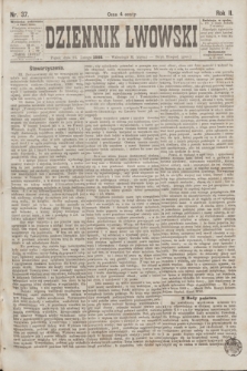 Dziennik Lwowski. R.2, nr 37 (14 lutego 1868)
