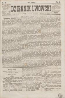 Dziennik Lwowski. R.2, nr 41 (19 lutego 1868)